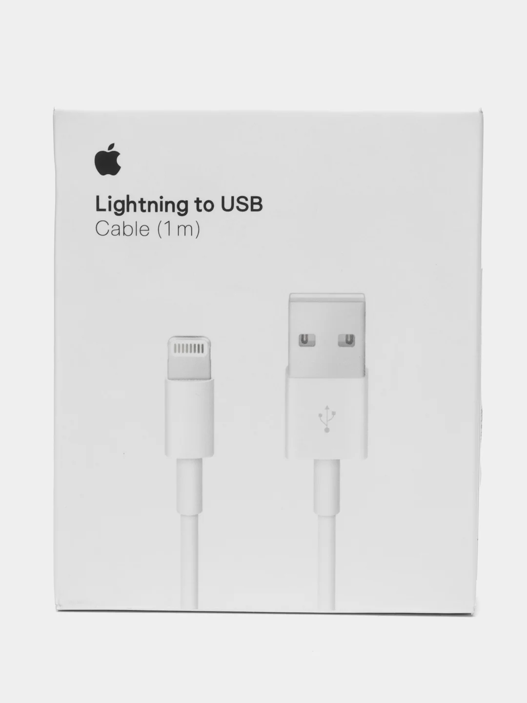 Кабель для iPhone, iPod, iPad, AirPods, Lighting - USB, 1 м