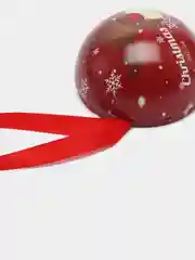 Бордовый упаковка в виде новогоднего шара