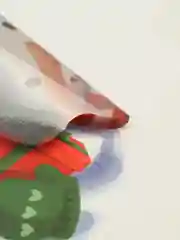 Белый наклейка на окно новогоднее украшение Новый год многоразовая, размер 30х20см