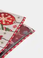 Белый новогодние салфетки для стола