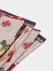 Белый новогодние салфетки для стола