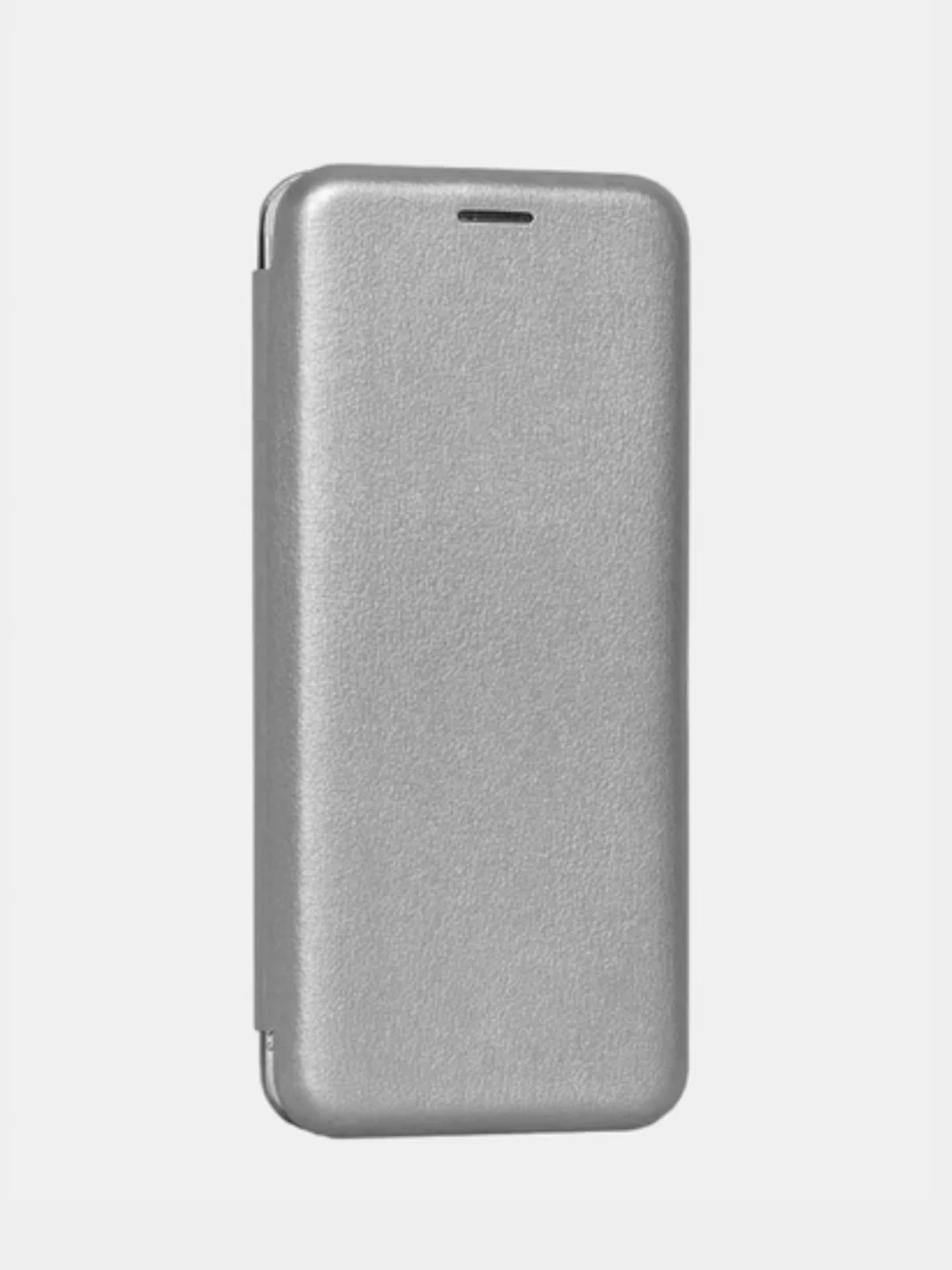 Серебряный чехол книжка Honor 8A / 8A Prime / Huawei Y6 2019 / У6 Prime 2019 / Y6s / Хонор 8А Прайм