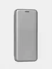 Серебряный чехол книжка Honor 8A / 8A Prime / Huawei Y6 2019 / У6 Prime 2019 / Y6s / Хонор 8А Прайм