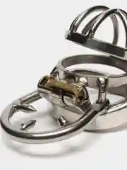 Пояс верности мужской, металлический со съёмными шипами