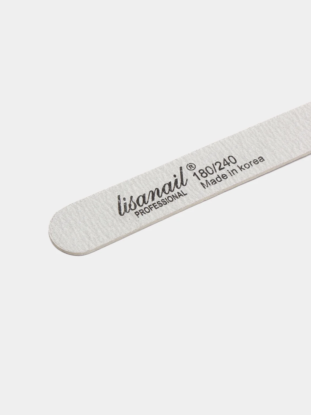 Серый пилки для ногтей Lisanail, на деревянной основе 10 и 50 шт, 100/180, 180/240 Lisa nail