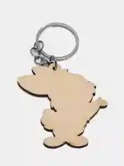 Алый брелок для ключей "Зайка"