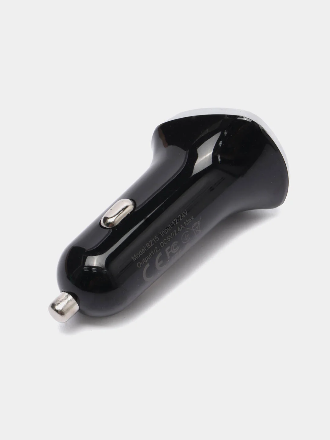 Черный автомобильное зарядное устройство Borofone BZ15, с USB-Lightning