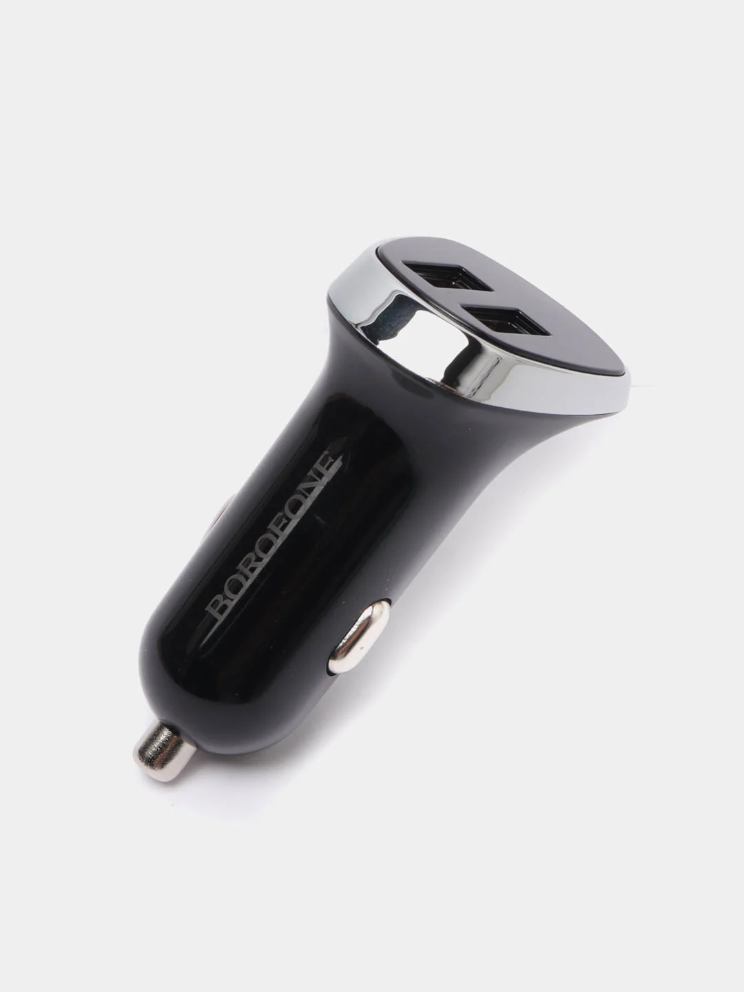 Черный автомобильное зарядное устройство Borofone BZ15, с USB-Lightning