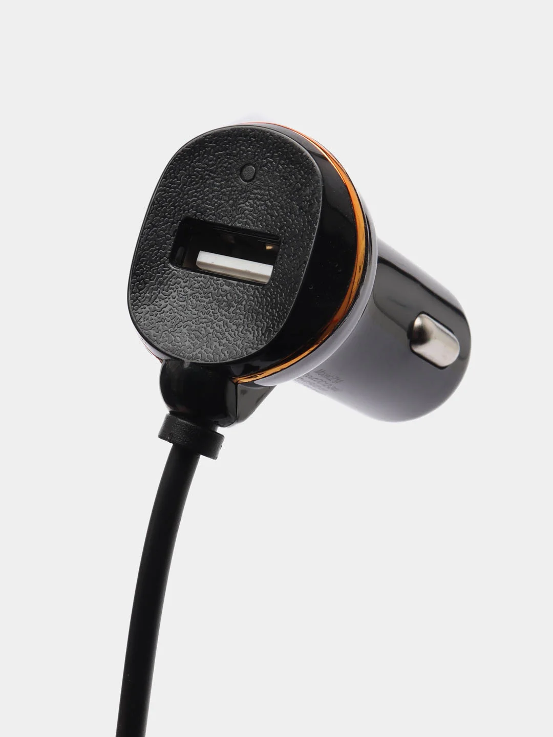 Черный автомобильное зарядное устройство Hoco Z14, для micro-USB