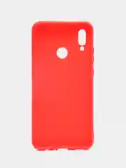 Красный чехол Honor 10 Lite / Huawei P Smart 2019 / Хонор 10 Лайт / Хуавей П Смарт 19 силиконовый