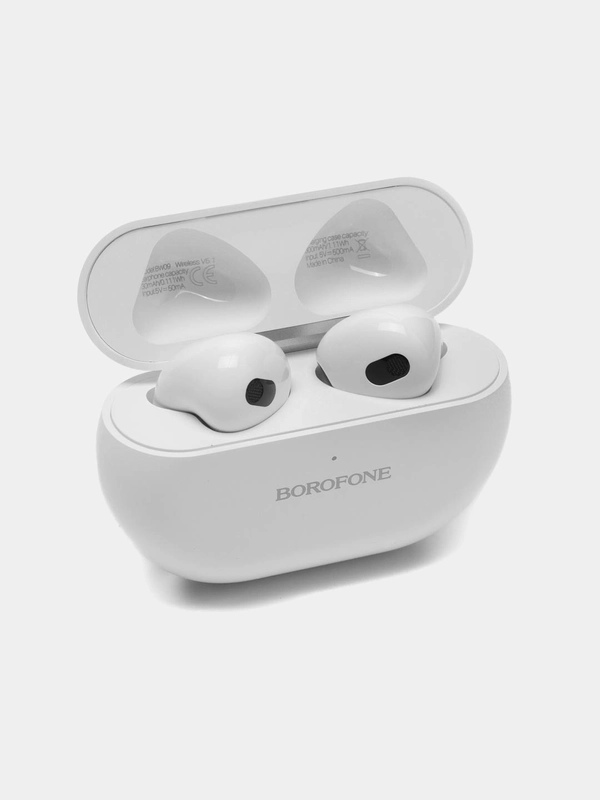 Вакуумные наушники TWS Borofone BW09, беспроводые
