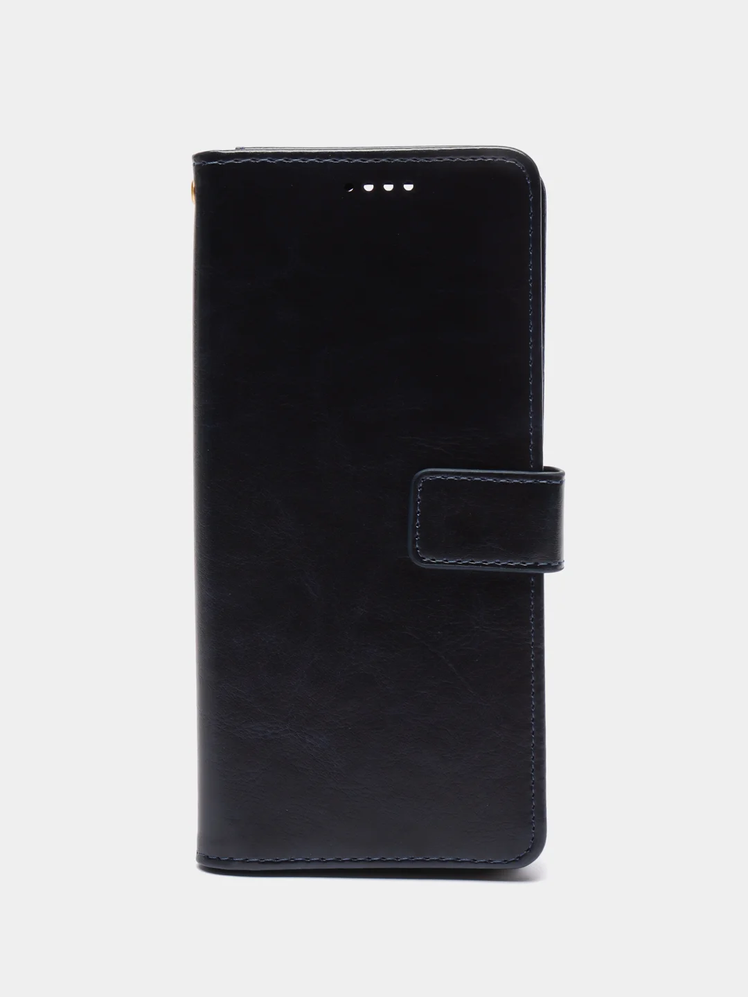 Темно-синий кожаный PU чехол-книжка Xiaomi Redmi 10C