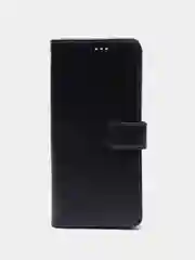 Темно-синий кожаный PU чехол-книжка Xiaomi Redmi 10C