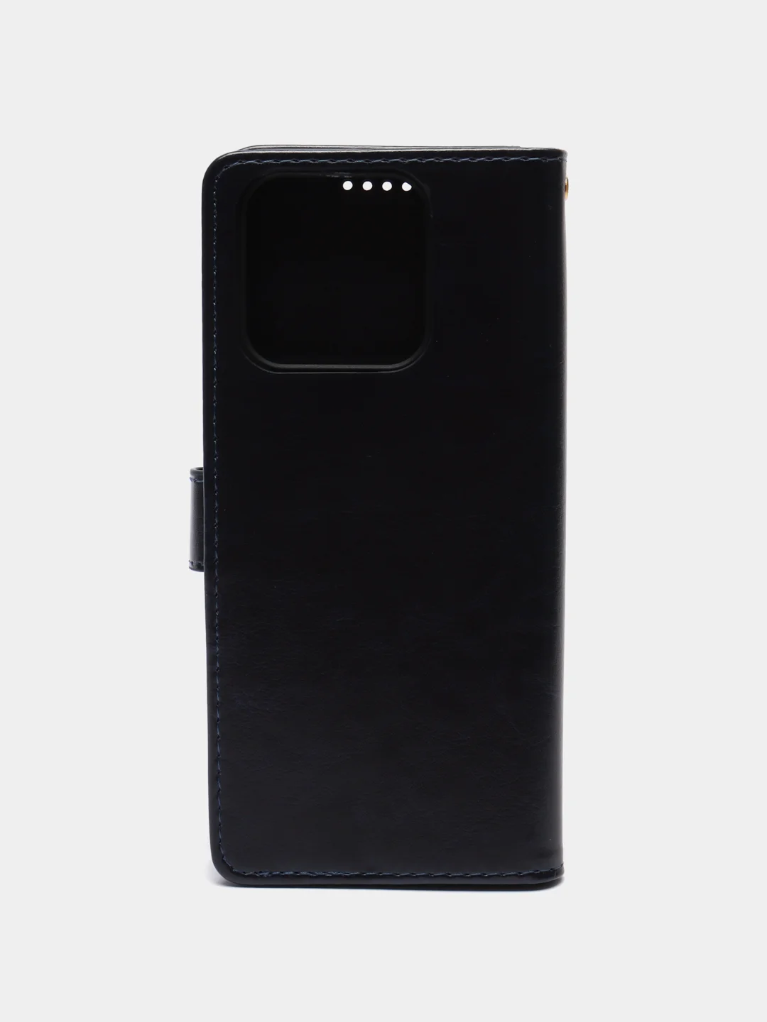 Темно-синий кожаный PU чехол-книжка Xiaomi Redmi 10C