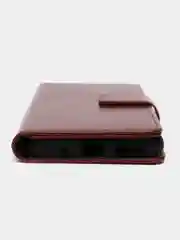 Коричневый кожаный PU чехол-книжка Xiaomi Redmi 10C