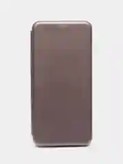Серебряный чехол-книжка Xiaomi Redmi 9C, Redmi 9С NFC, Redmi 10A (Сяоми Редми 9С, 9С НФС, 10А)