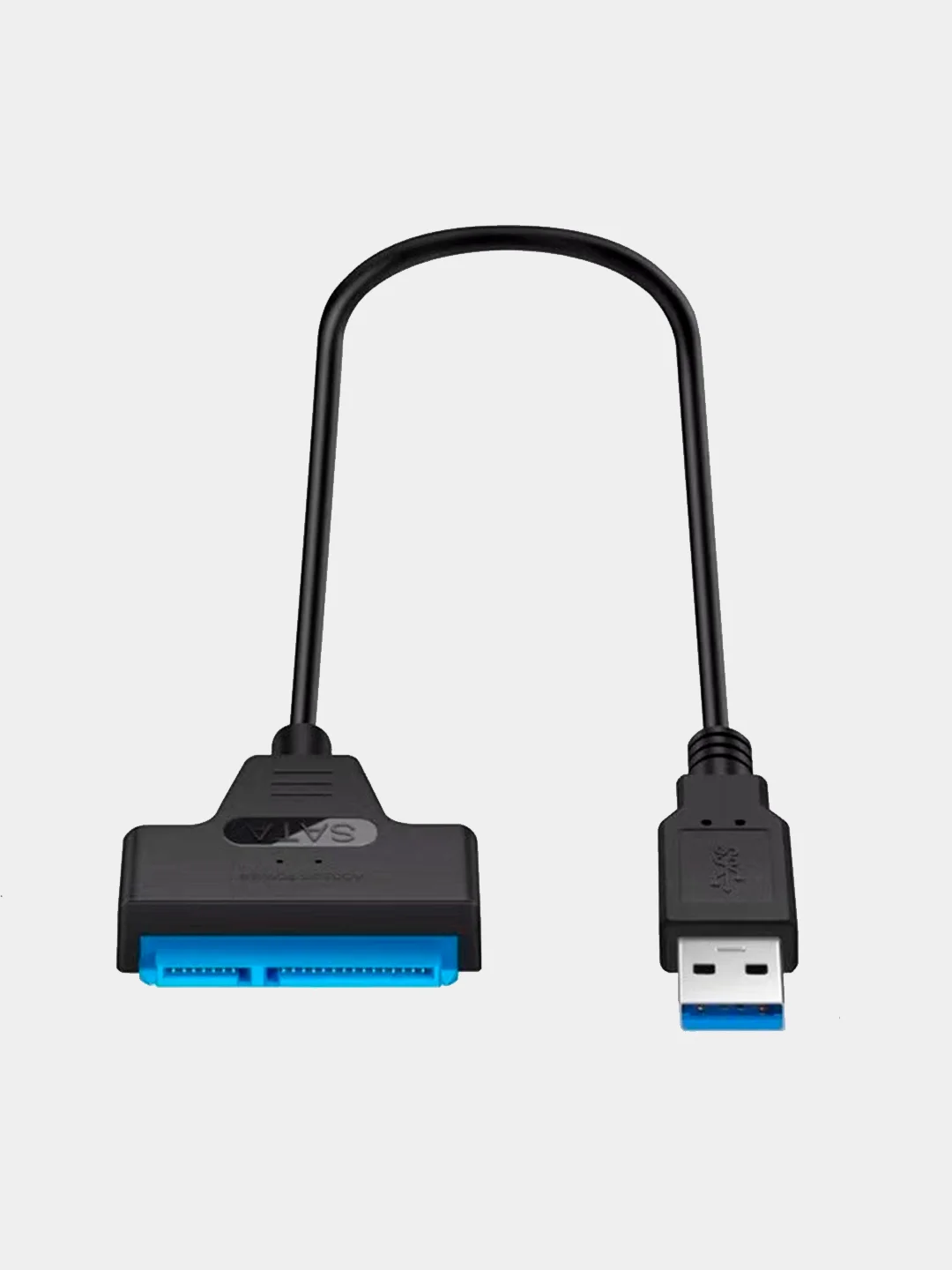 Черный переходник SATA на USB 3.0