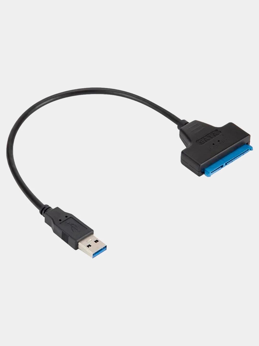 Черный переходник SATA на USB 3.0