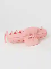 Розовый крабик для волос