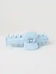 Голубой крабик для волос