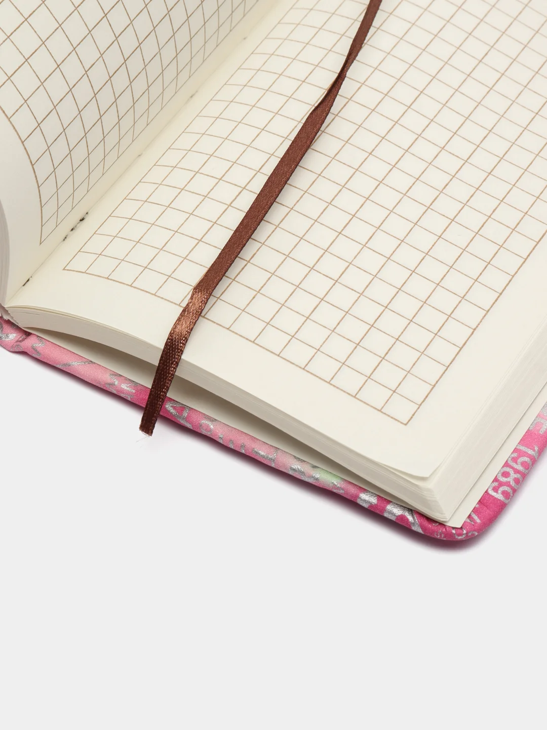 Розовый записная книга, 96 л, в клетку