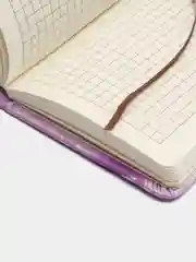 Сиреневый записная книга, 96 л, в клетку