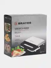 Сэндвичница BRAYER BR2201 пластины с антипригарным покрытием