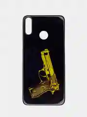 Голубой чехол Huawei Honor 8X, Хуавей Хонор 8Х силиконовый с рисунком
