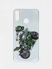 Марсала чехол Huawei Honor 8X, Хуавей Хонор 8Х силиконовый с рисунком