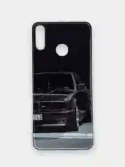 Тёмно-бирюзовый чехол Huawei Honor 8X, Хуавей Хонор 8Х силиконовый с рисунком