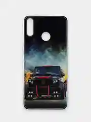 Серый металлик чехол Huawei Honor 8X, Хуавей Хонор 8Х силиконовый с рисунком