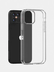 Лучший силиконовый чехол Clear case для iPhone 12 Mini Pro Max, прозрачный, клип-кейс