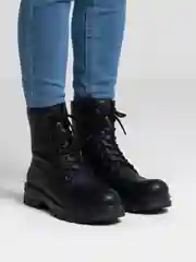 Черный ботинки женские Rieker, из натуральной кожи