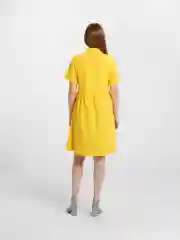 Желтый платье женское, повседневное