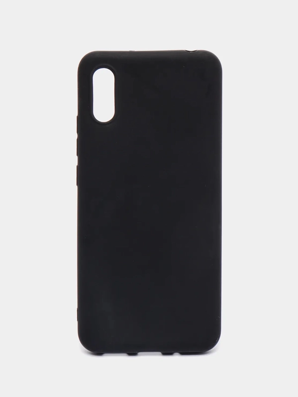 Чехол силиконовый на Xiaomi Redmi 9A (Сяоми Редми 9А), черный