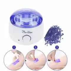 Фиолетовый воскоплав баночный для депиляции горящим воском PRO-WAX 100