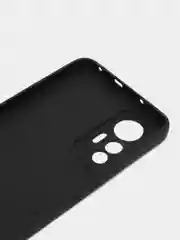 Черный чехол для Xiaomi 12 Lite (Сяоми 12 Лайт), прозрачный