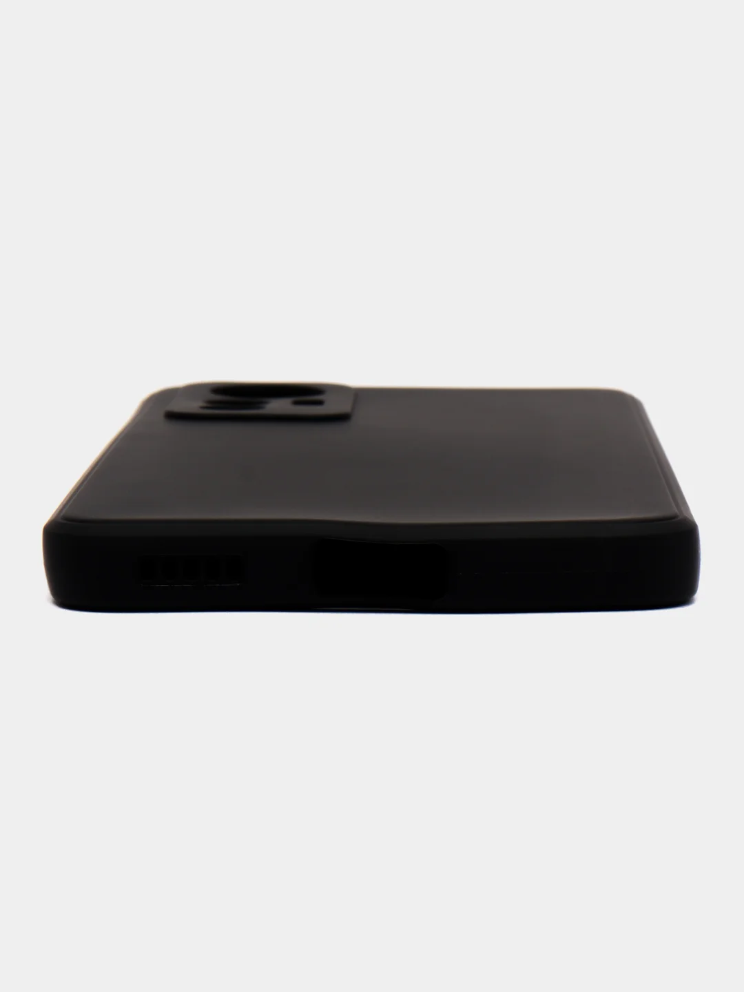 Черный чехол для Xiaomi 12 Lite (Сяоми 12 Лайт), прозрачный
