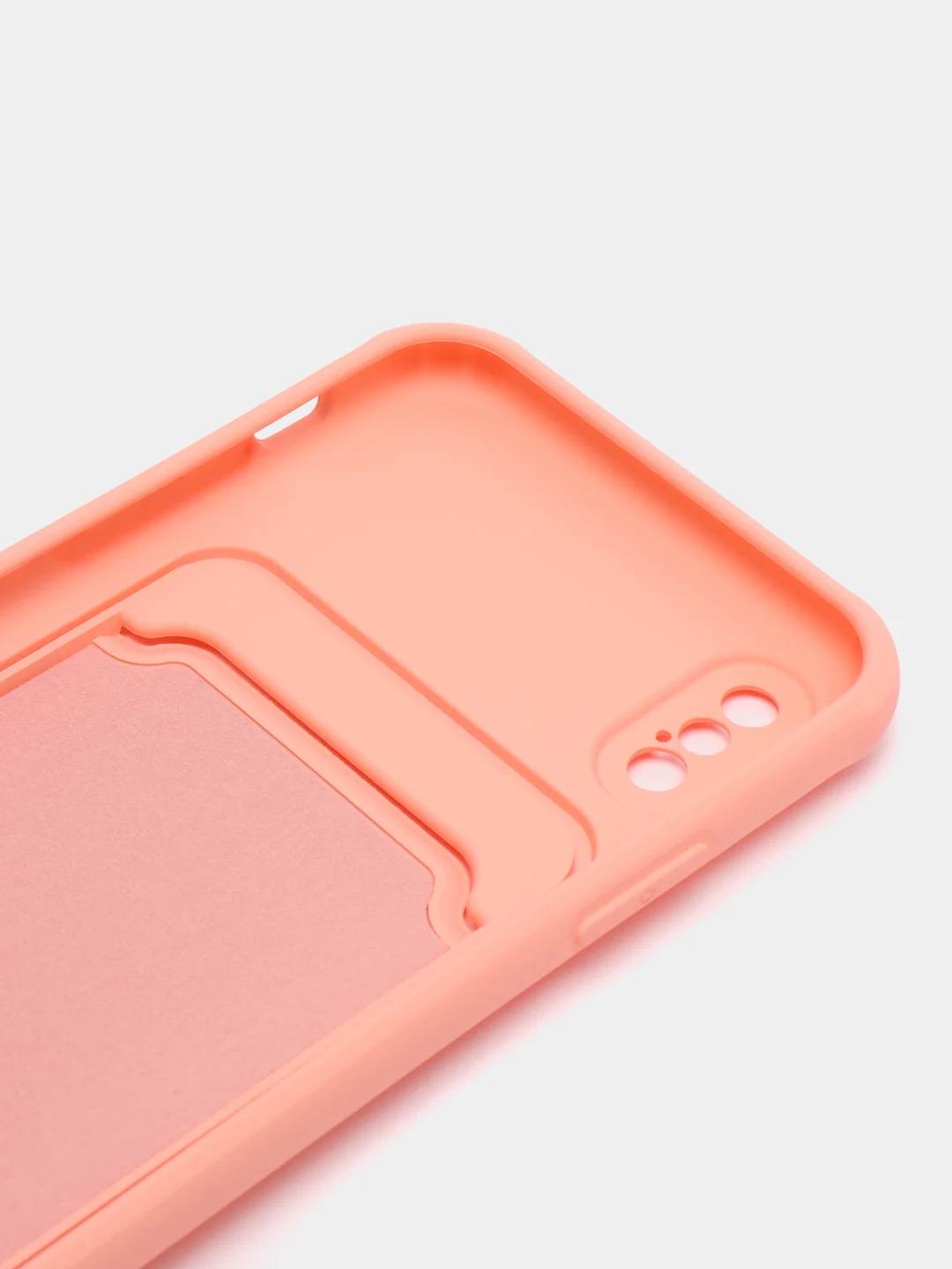 Розовый чехол для iPhone 14, 13, 12, 11 Pro Max, XS/X, XR, 7 / 8, Plus с карманом для карт
