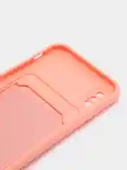 Розовый чехол для iPhone 14, 13, 12, 11 Pro Max, XS/X, XR, 7 / 8, Plus с карманом для карт