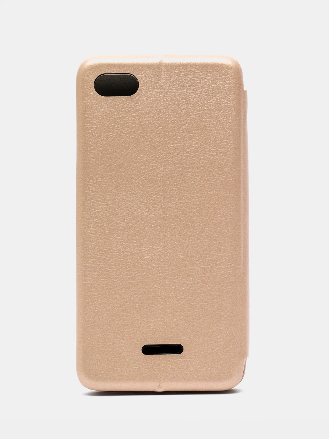 Золотой чехол-книжка на Xiaomi Redmi 6A, Сяоми Редми 6А