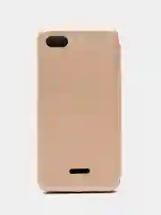 Золотой чехол-книжка на Xiaomi Redmi 6A, Сяоми Редми 6А