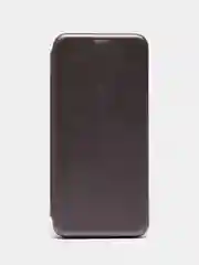 Серебряный чехол книжка на Samsung Galaxy A31, Самсунг Галакси А31