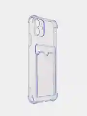 Ледяной чехол для iPhone XR, 11, 12, 13, 14, Pro, Pro Max, 7 / 8, 7 Plus, с карманом для карт