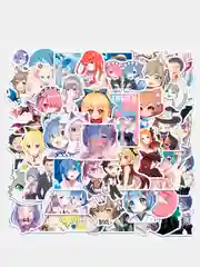 Вишнёвый стикерпак "Re: Zero",50шт стикеры наклейки,набор стиков для коллекционирования mg