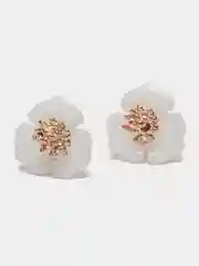 Кремовый серьги-гвоздики