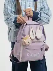 Сиреневый рюкзак детский школьный