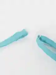 Небесно-голубой однотонная мужская бабочка