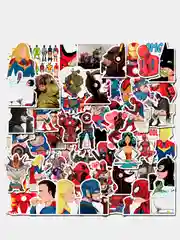 Стикерпак супергерои "Marvel ", 50 шт стикеры наклейки