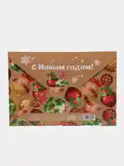 Зеленый письмо "Деду Морозу", с наклейками
